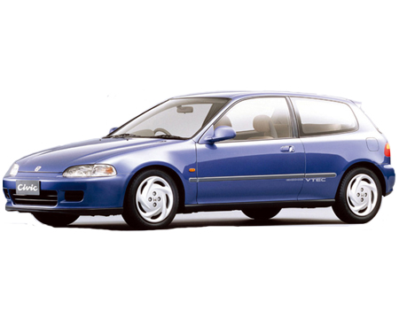 EVA автоковрики для Honda Civic V (EG,EH) 1991-1995 — cicic3d